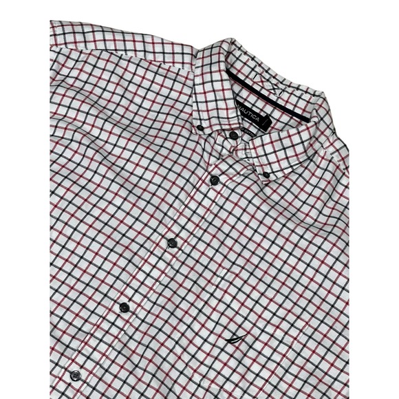Nautica Other - Nautica Black, Red and White Plaid‎ Buttondown, XL, #635-I